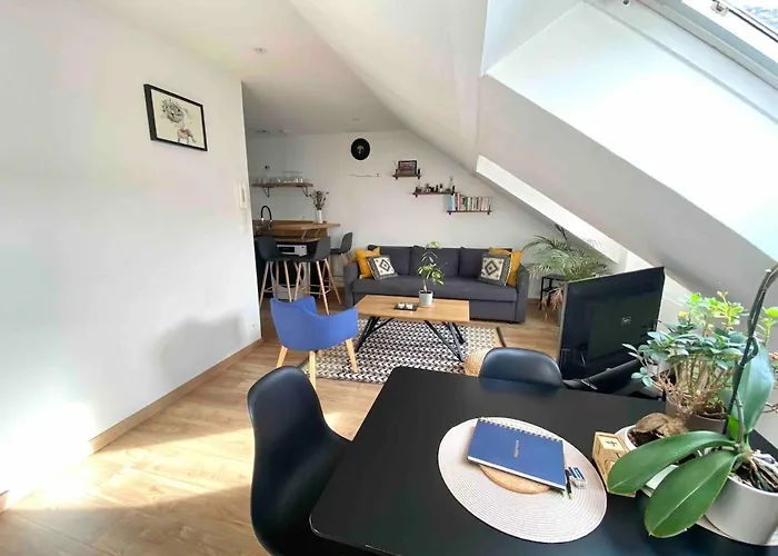 公寓 Bel De Charme, Calme Au Centre Mh *